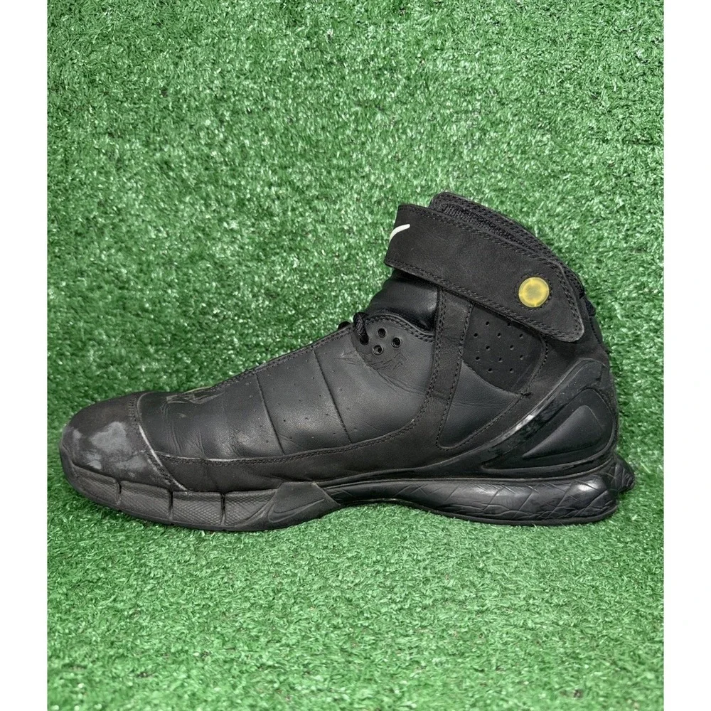2005 Vintage Nike Air Zoom Huarache 2K5 Black Kobe Bryant Era Shoes Mens Size 15